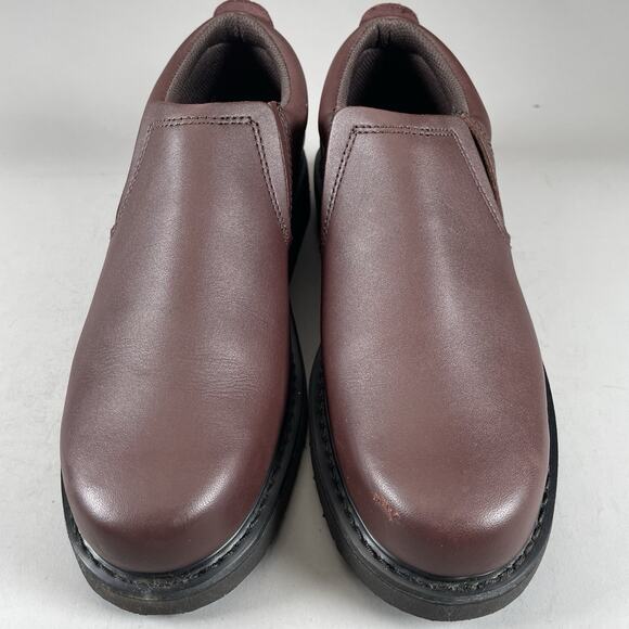 Work America Responder II Mens 10 D Brown Slip On Work Loafer Boot Oil Resistant - Picture 2 of 9